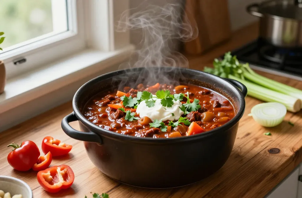 Slow Cooker High Protein Chili: Weeknight Mvp