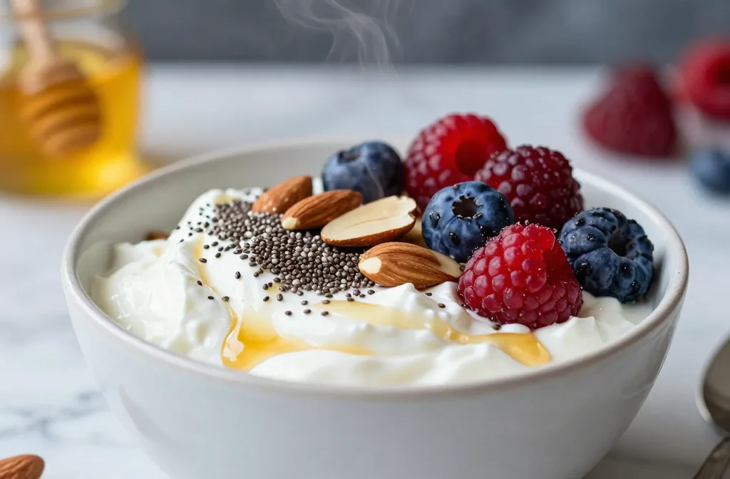 High Protein Greek Yogurt Bowl That Supports Stable Blood Sugar Power Bowl