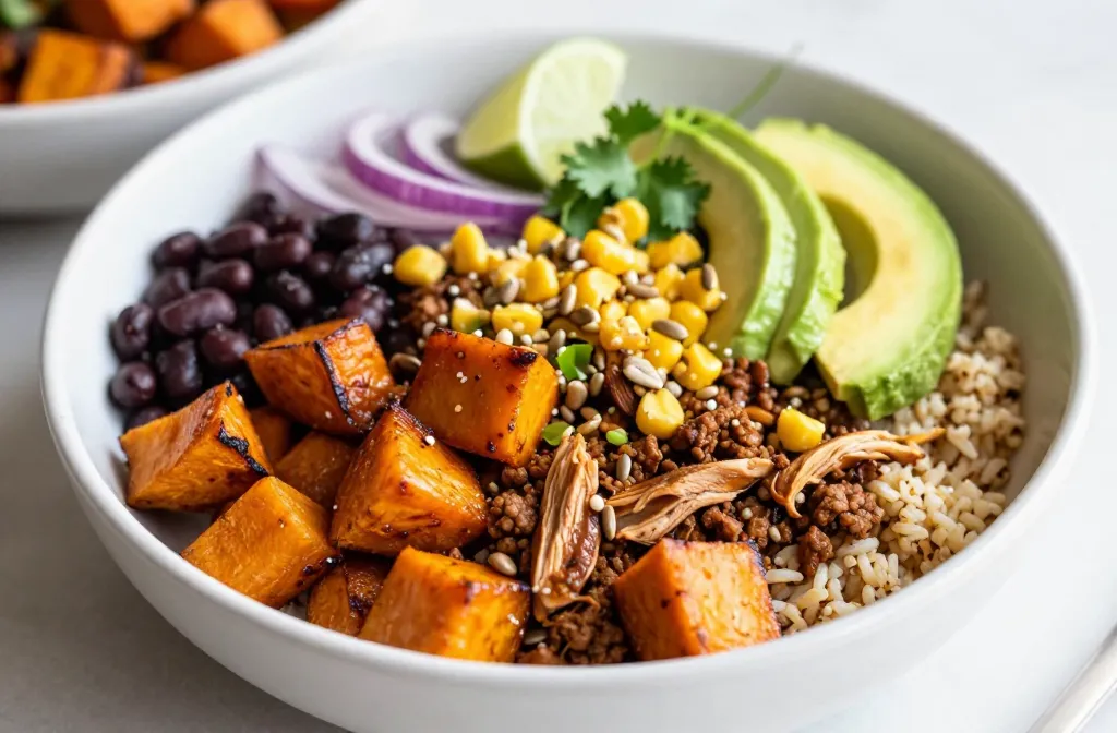 High Protein Sweet Potato Taco Bowls: Easy Power Bowls