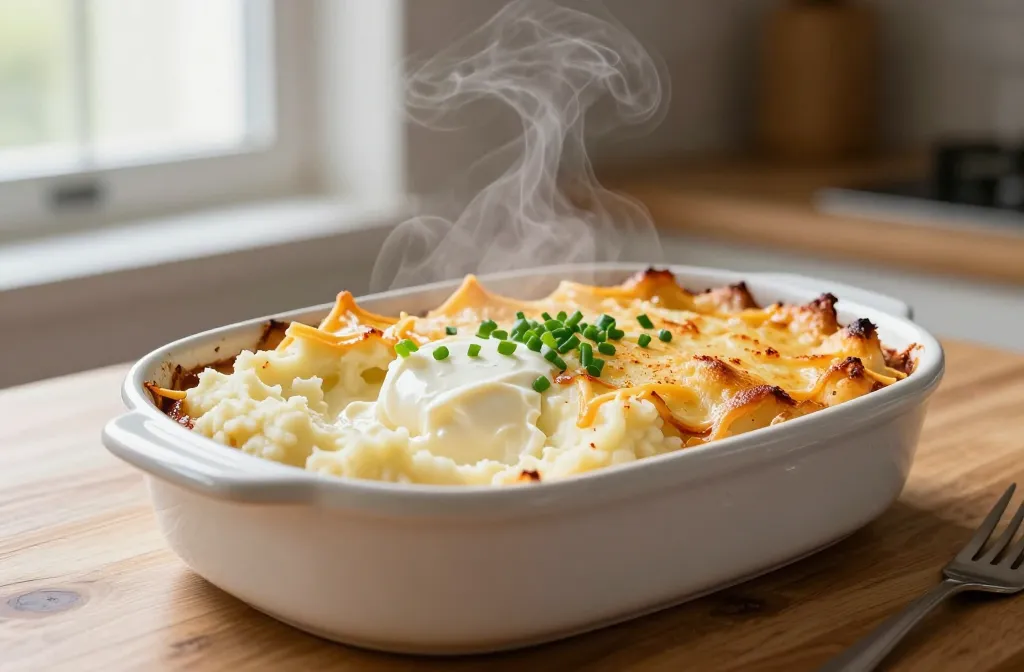 High Protein Cottage Cheese Mashed Potato Bake: Comfort Meets Protein