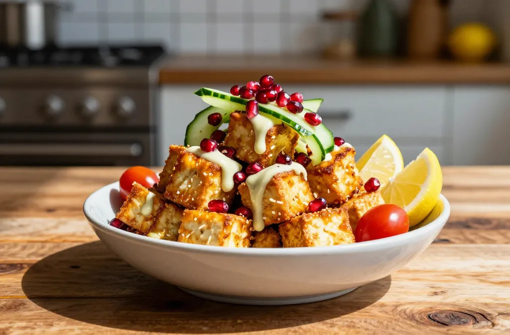 Crispy Tofu Shawarma Bowls: Irresistible Crunch Alert