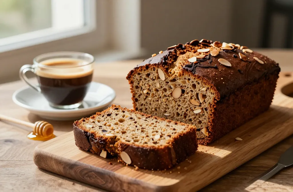 Espresso Almond Protein Loaf: Quick Energy Boost