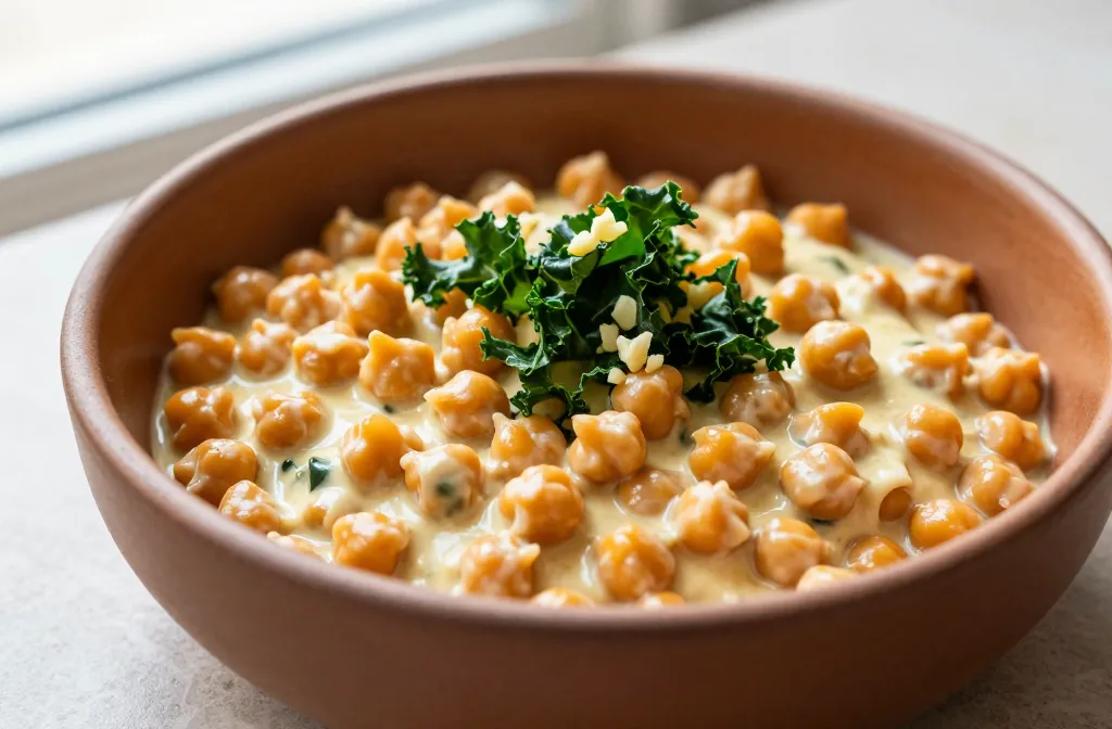 High Protein Creamy Miso Butter Chickpeas: Weeknight Wow