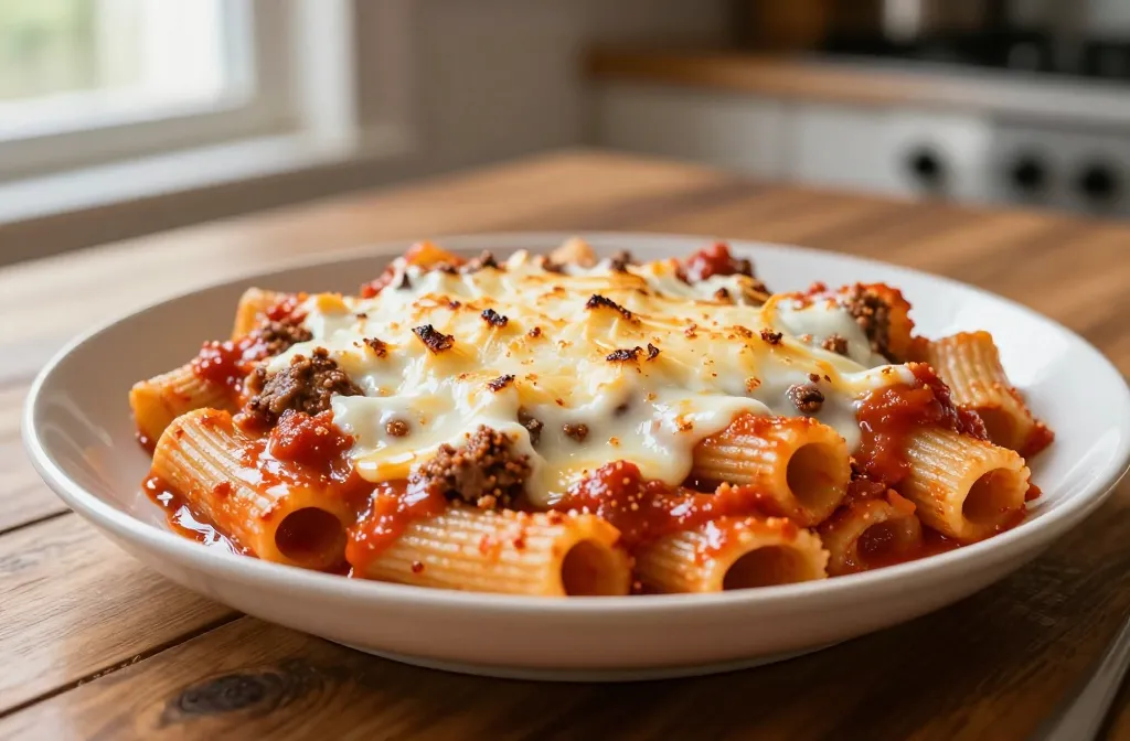 High Protein Spicy Vodka Protein Rigatoni Bake: Weeknight Wow