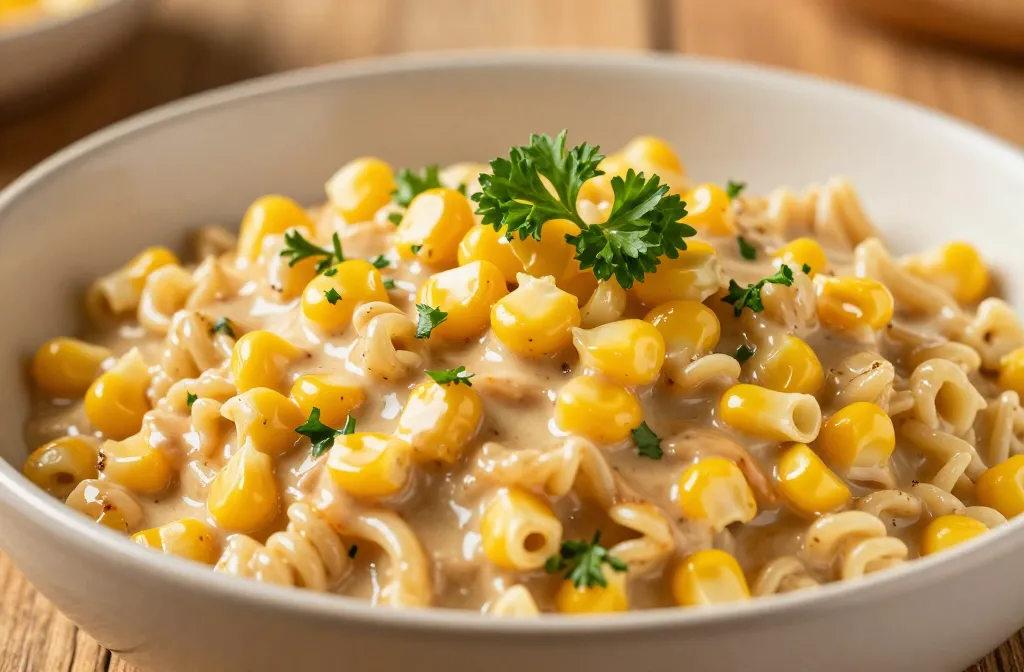 High Protein Brown Butter Sweet Corn Protein Pasta: Indulgent Muscle Fuel