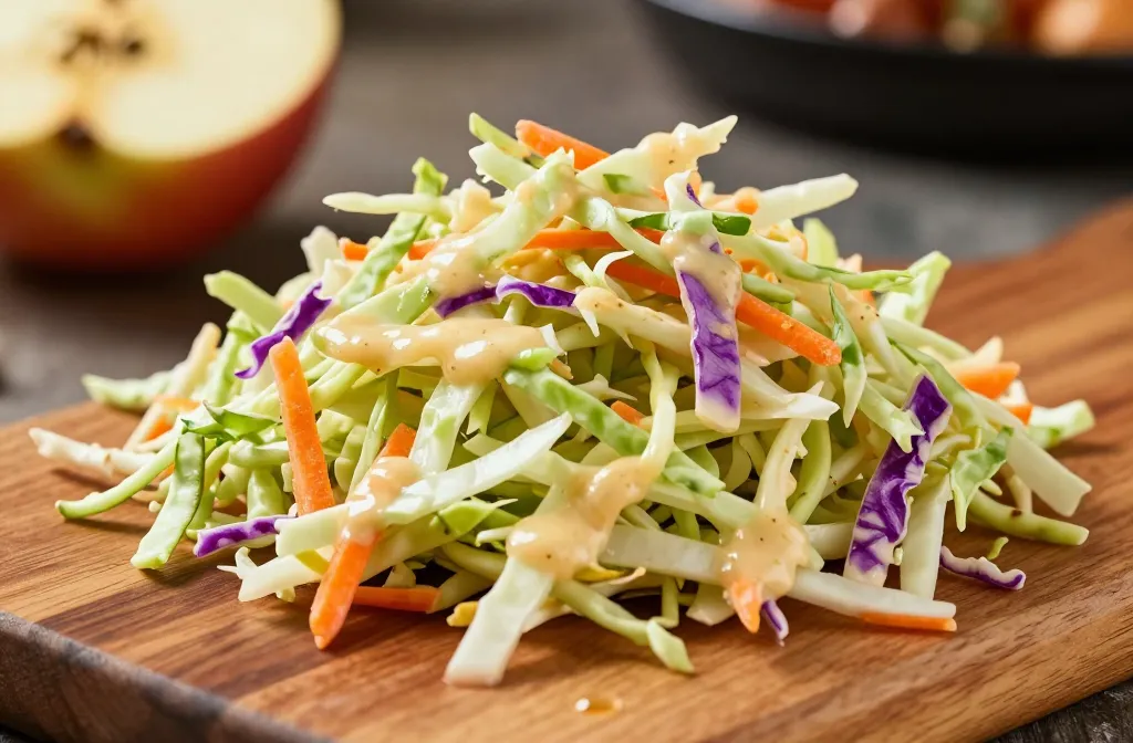Coleslaw with Apple Cider Vinegar Dressing: Tangy Crunch Magic