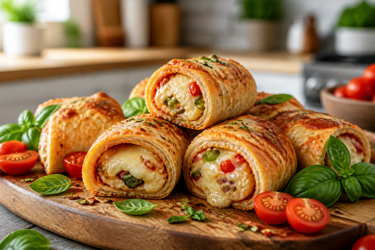 High Protein Pizza Roll-Up Bites: Snack Smarter